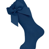 Knee Socks with Grosgrain Bow