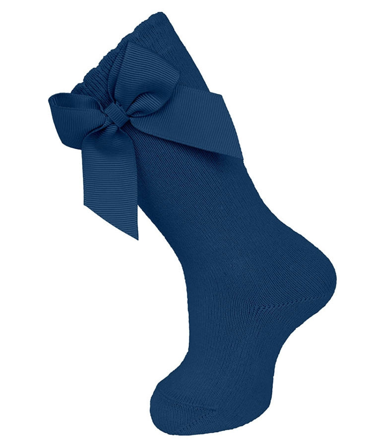 Knee Socks with Grosgrain Bow