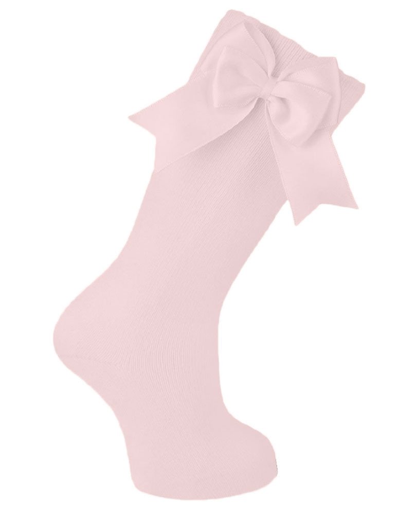 Knee Socks with Satin Bow