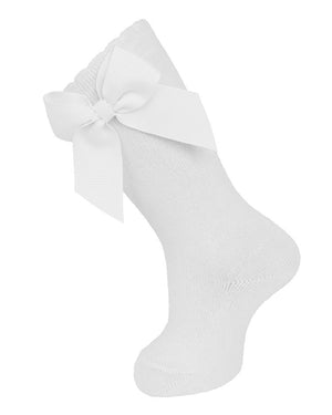 Knee Socks with Grosgrain Bow