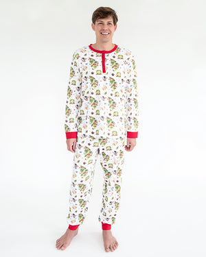 You're A Mean One Pima Cotton Adult Pajama Set- FINAL SALE